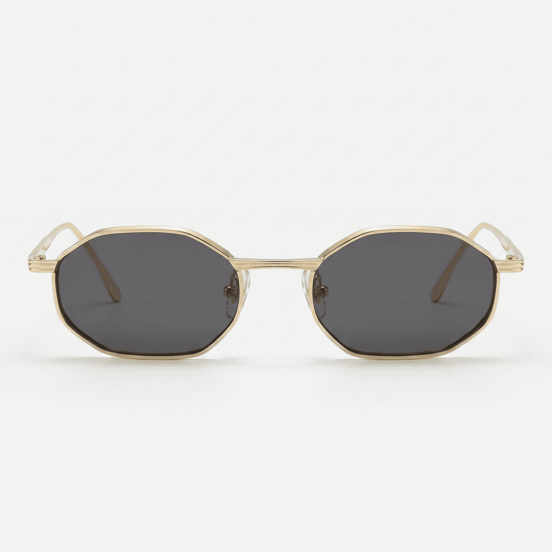 Lunettes de Soleil Premium en Métal Doré - Unisexe